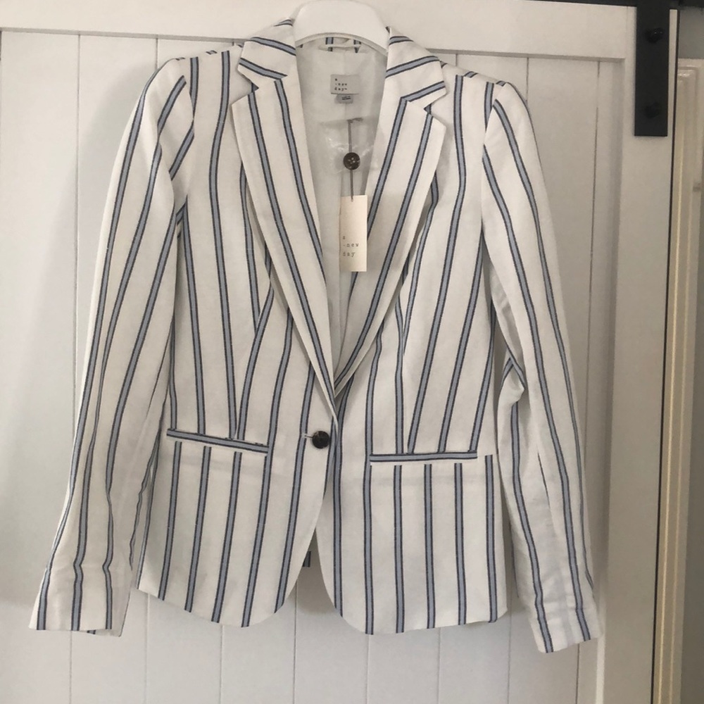 A NEW DAY PINSTRIPE BLAZER